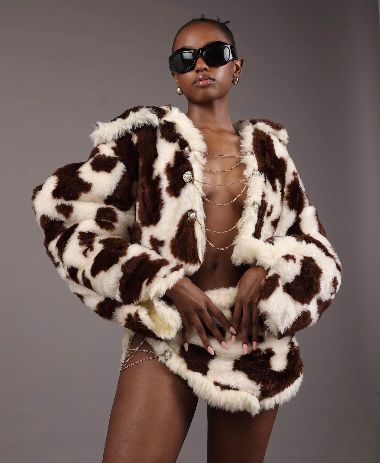 Midnight Cow Luxe Set