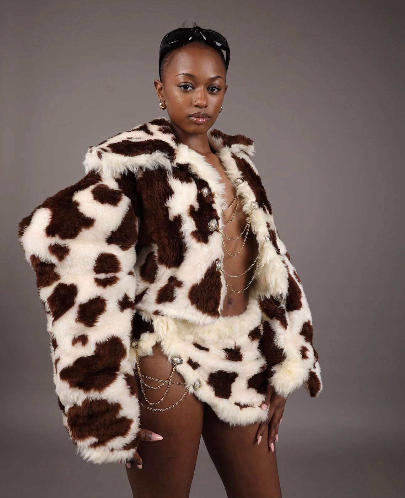 Midnight Cow Luxe Set